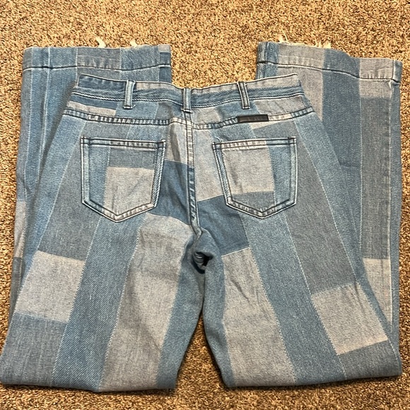 Just Tuff jeans Patches wide leg jeans - Picture 4 of 6